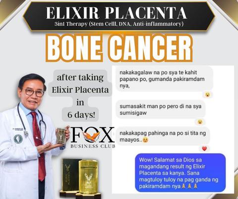 testimonialBone Cancer elixir placenta